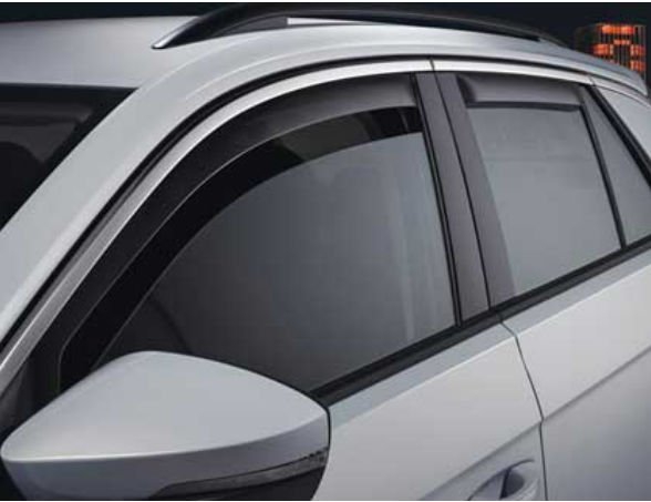 Deflettori Anteriori Fumati Per Opel Vectra B (1995-2002) - 2 Pezzi, Installazione Interna, Acrilico