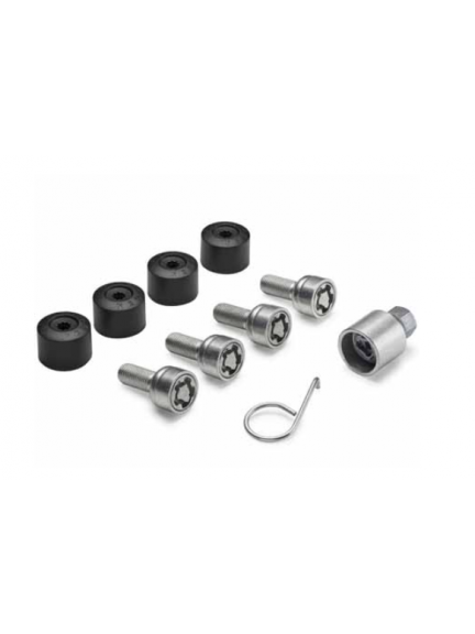 Juego de tornillos de seguridad para ruedas M14 x 1,5 x 27