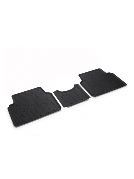 Alfombrillas cuatro estaciones trasero, negro titanio