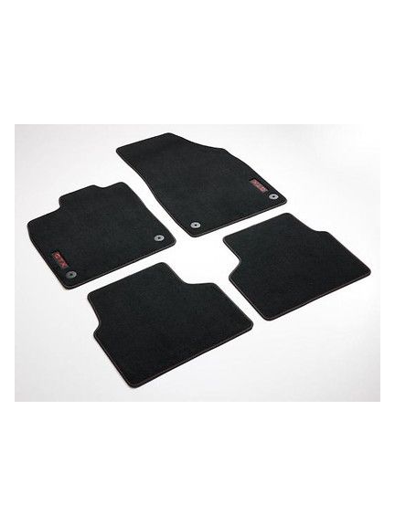 Alfombrillas textiles delanteras y traseras, «Premium» con inscripción «GTX»