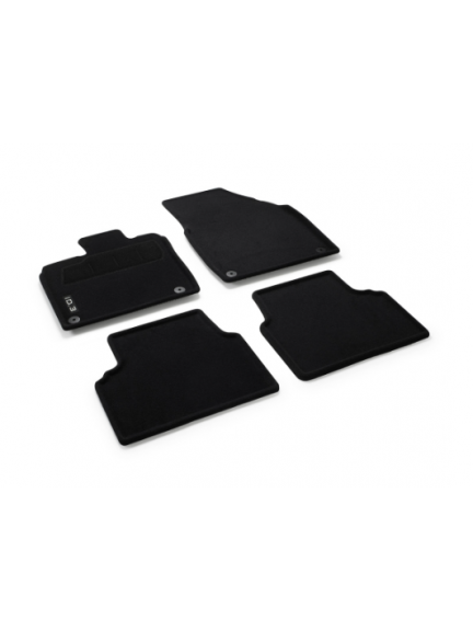 Alfombrillas textiles «Optimat», juego delantero y trasero, negro