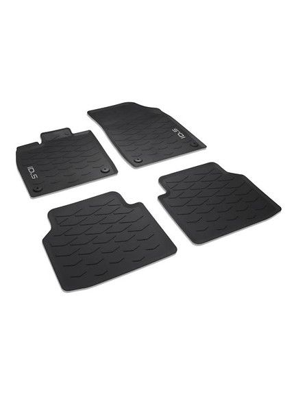 Alfombrillas cuatro estaciones delanteras y traseras, negras