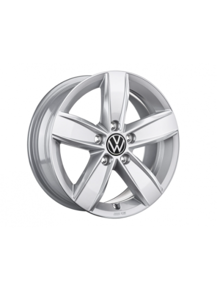 Llanta de aleación 5,5Jx15 ET40, «Corvara», plata brillante