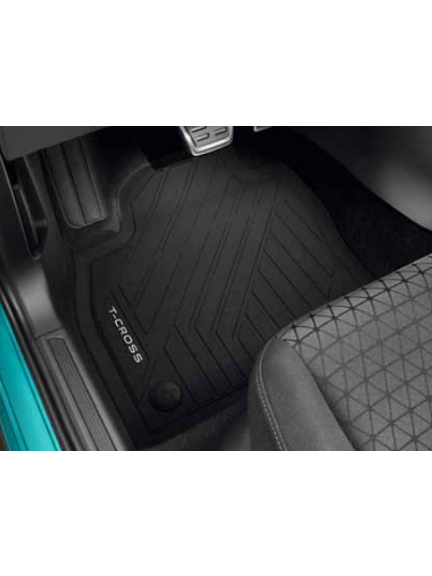 Alfombrillas cuatro estaciones trasero, negro titanio