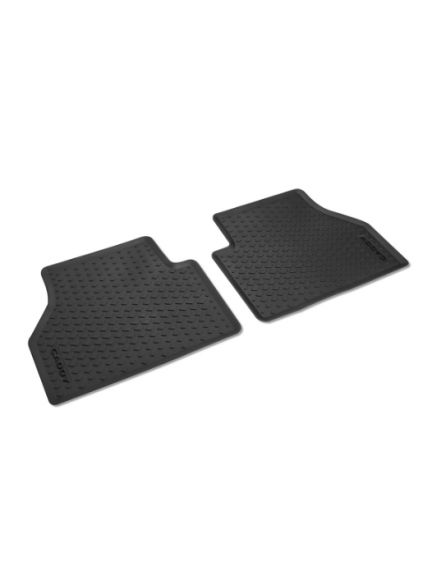 Alfombrillas cuatro estaciones detrás, negro