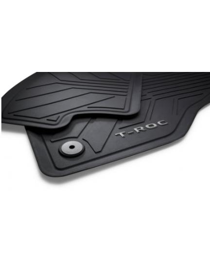 Alfombrillas cuatro estaciones trasero, negro titanio