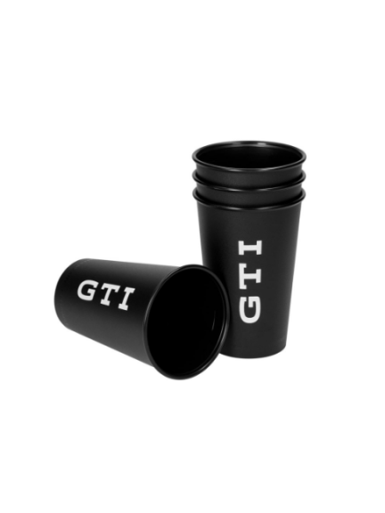 Tazas 0,3L, diseño GTI, 4 unidades