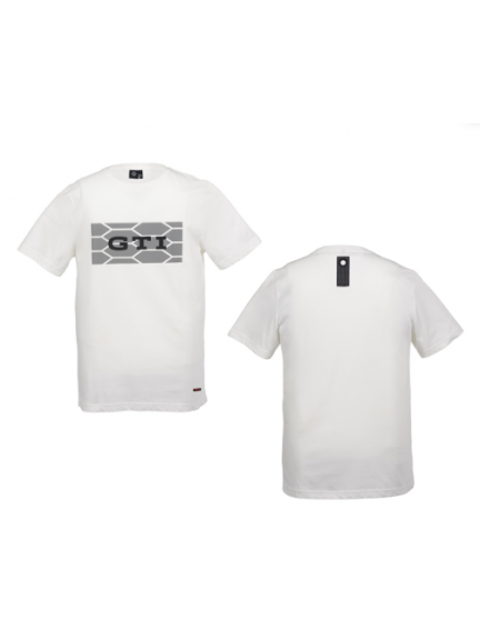 Camiseta GTI, Unisex, blanca