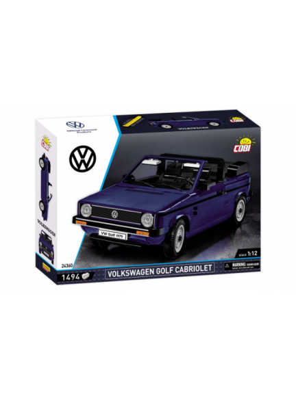 VW Kit de montaje 1:12, «Golf 1 Cabrio», azul