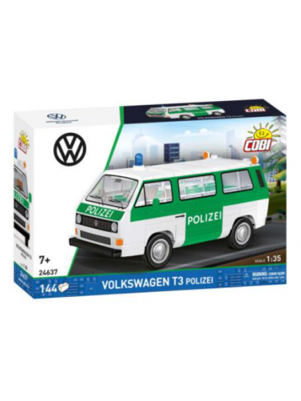 VW Modelo de Coche en Miniatura, Kit de montaje 1:35, T1 Policia
