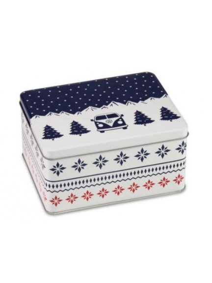 Caja de hojalata Navidad VW 
