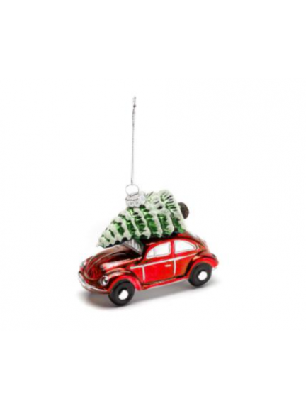 Escarabajo del Adorno del Árbol de Navidad VW 