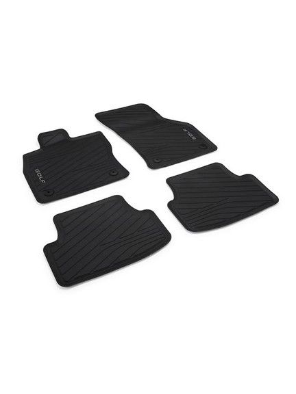 Alfombrillas cuatro estaciones delante y detrás, mild hybrid, negro titanio, volante a la izquierda
