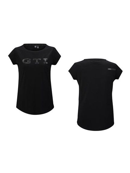 Camiseta GTI negra, mujer