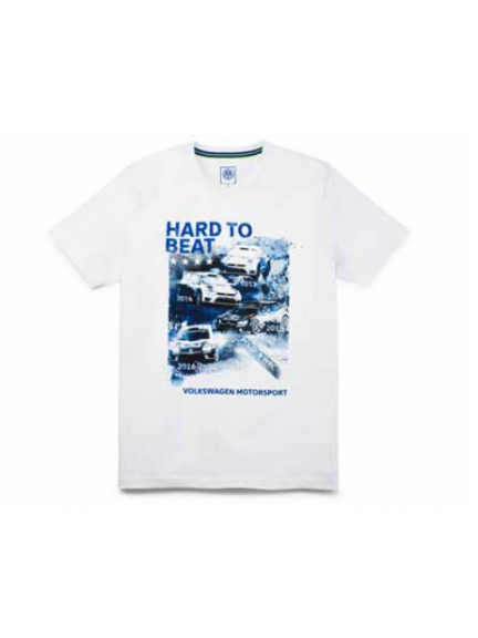 Camiseta «Hard to beat», Off White, Colección Motorsport, hombre