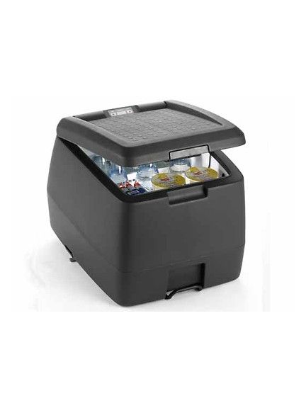 Nevera-termo portátil volumen de 32 litros, antracita