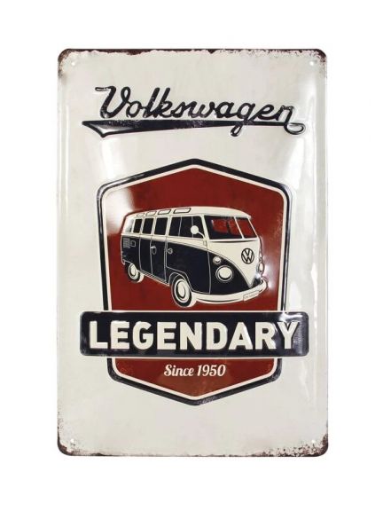 Cartel de metal VW T1 Bus Legendary 