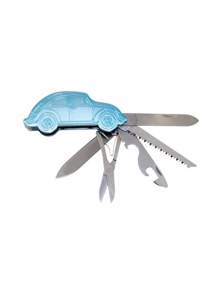 Navaja VW Beetle 3D, azul 