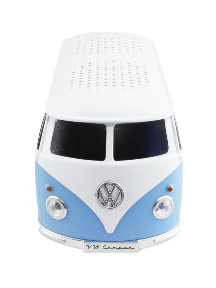 Altavoz Bluetooth portátil para Volkswagen Samba Bus T1,blanco y azul 