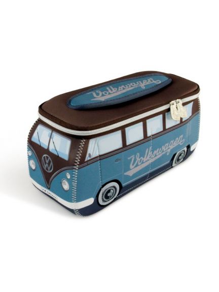 Bolsa universal 3D VW T1 Bus. azul y marrón 