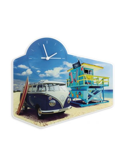 Reloj de pared VW T1, beachlife