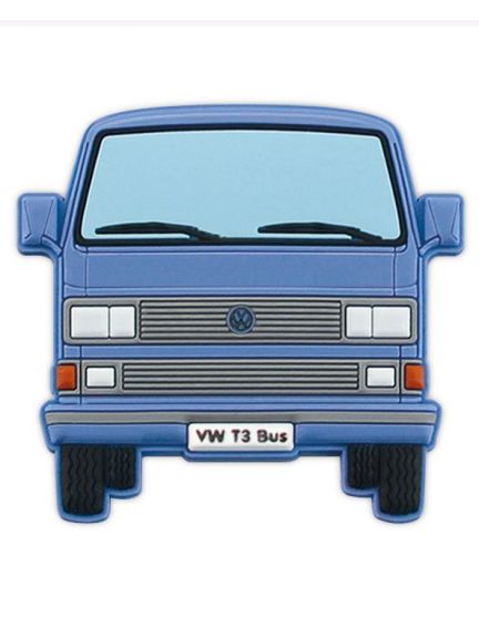 Imán de goma VW T3, azul 